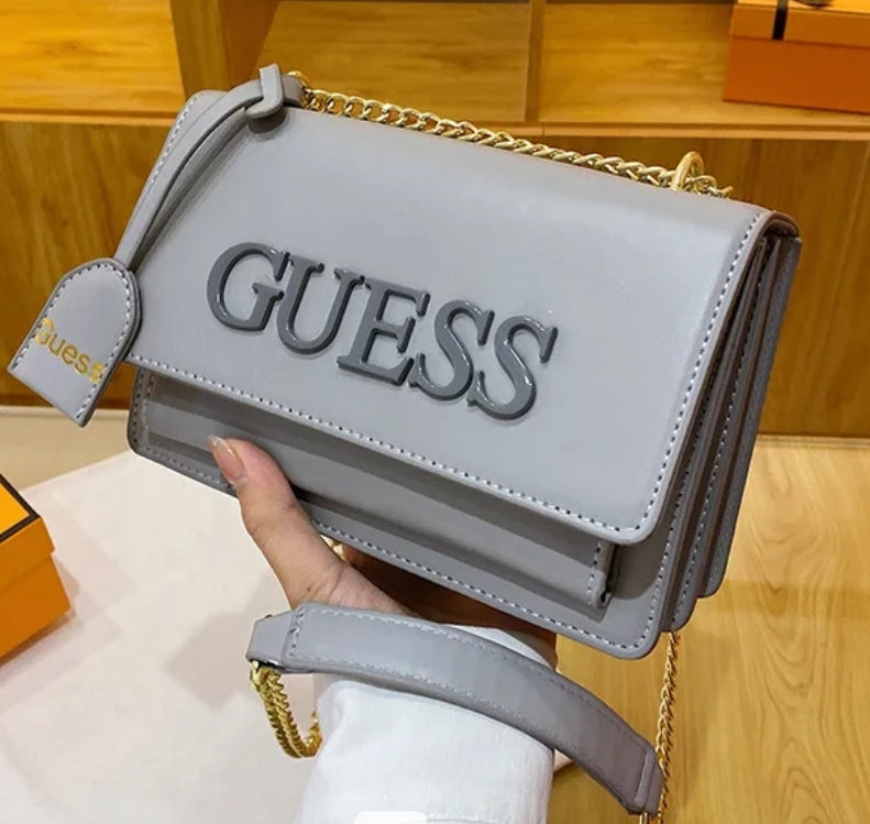 Guess Woven Shoulder Tote Bag