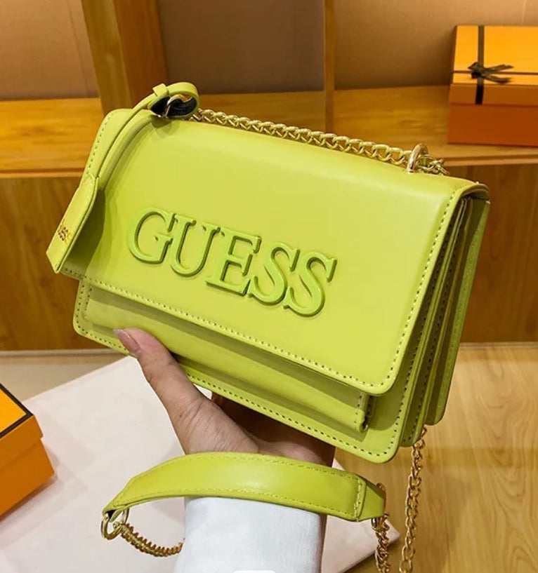 Guess Woven Shoulder Tote Bag