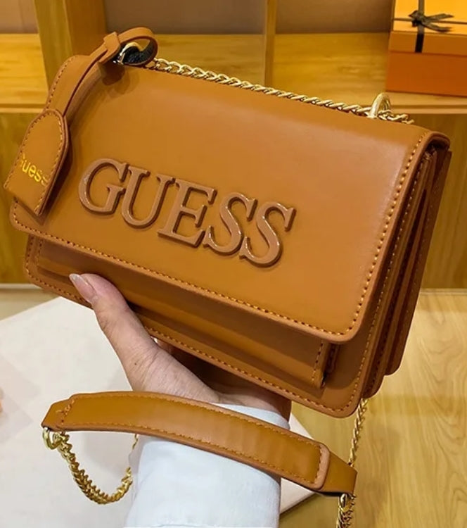 Guess Woven Shoulder Tote Bag