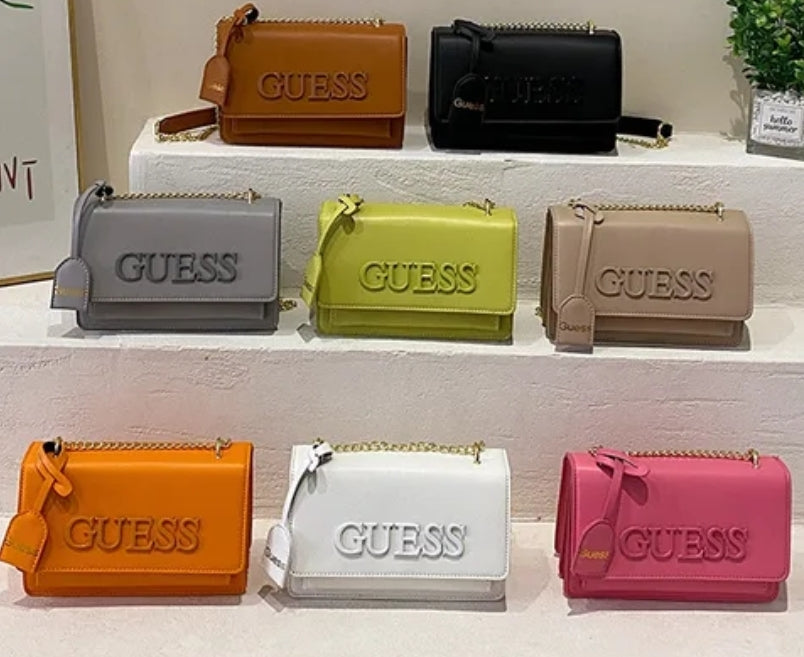 Guess Woven Shoulder Tote Bag